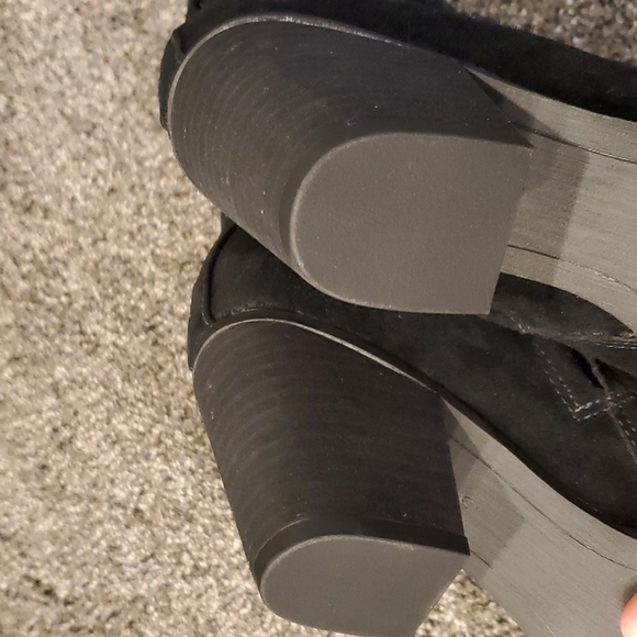 New Sam Edelman Myra Ankle boots block heels Suede upper shoes - Picture 11 of 13